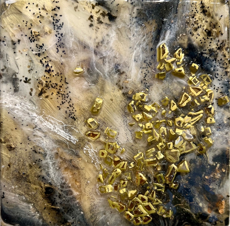 Golden Nebula by artist Lacy Husmann